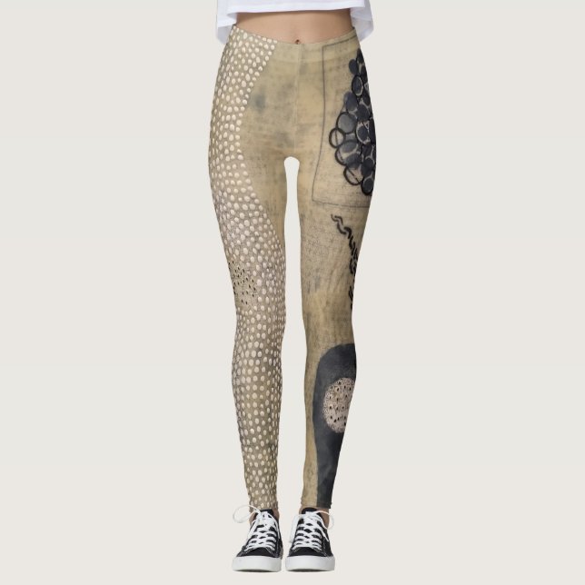 Drache-Haut Leggings (Vorderseite)