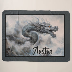 Drache im Nebel Sherpadecke