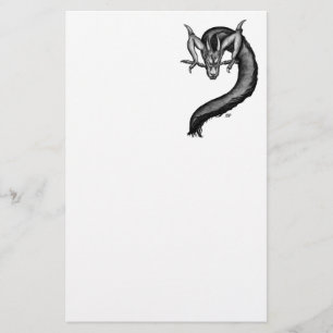 Drache im Tattoo-Stil Briefpapier