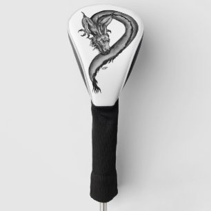 Drache im Tattoo-Stil Golf Headcover