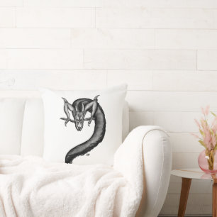 Drache im Tattoo-Stil Kissen