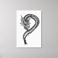 Drache im Tattoo-Stil