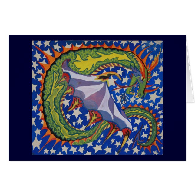 Drache in den Sternen (Vorderseite (Horizontal))