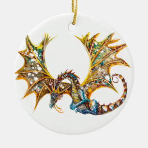 Drache in der Himmelsschmuck Keramik Ornament