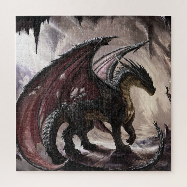 Drache in der Höhle (Vertikal)