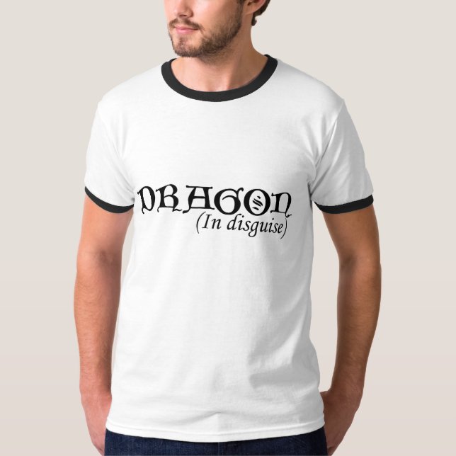 Drache in der Verkleidung T-Shirt (Vorderseite)