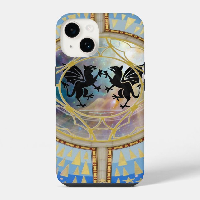 Drache  iPhone 14 hülle (Rückseite)