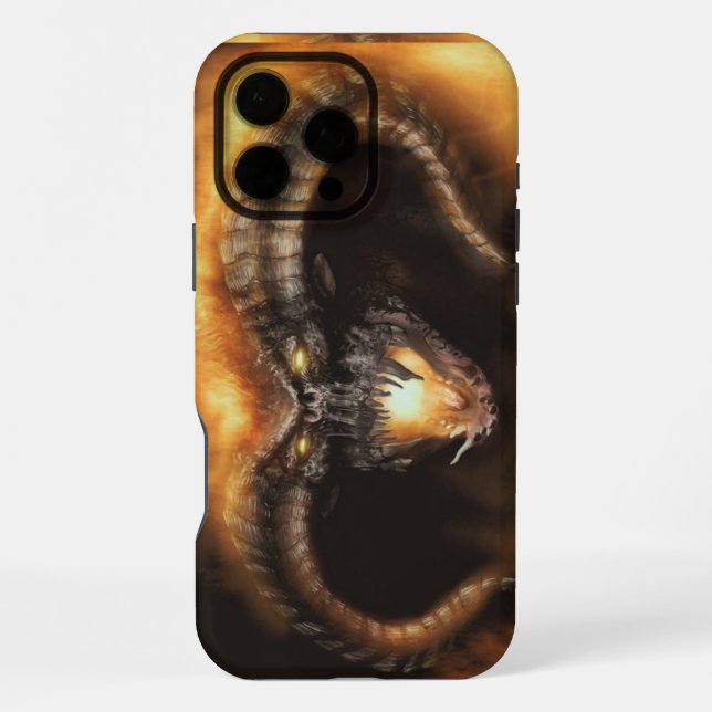 DRACHE iPhone 16 PRO MAX HÜLLE (Rückseite)