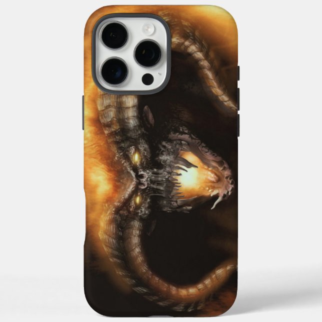 DRACHE iPhone 16 PRO MAX HÜLLE (Rückseite)