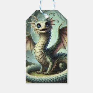 Drache Jabberwocky Niedlich Fantasy Kreatur Kunst Geschenkanhänger