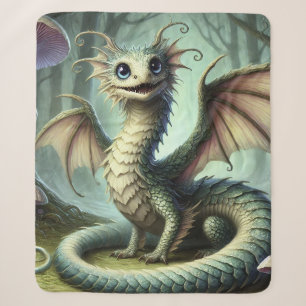 Drache Jabberwocky Niedlich Fantasy Kreatur Kunst Sherpadecke