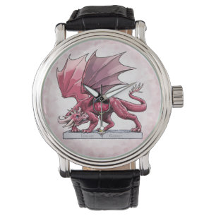 Drache Januars Birthstone - Granat Armbanduhr