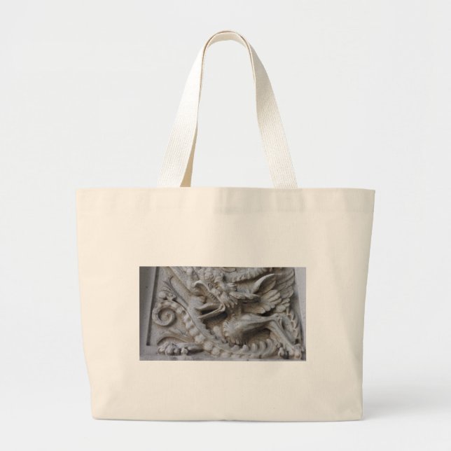 Drache! Jumbo Stoffbeutel (Vorne)