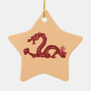 Drache Keramikornament