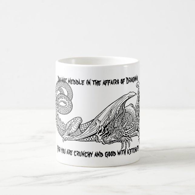 Drache-Ketschup 2 Kaffeetasse (Mittel)