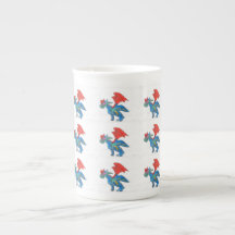 Drache-Knochen-China-Schale