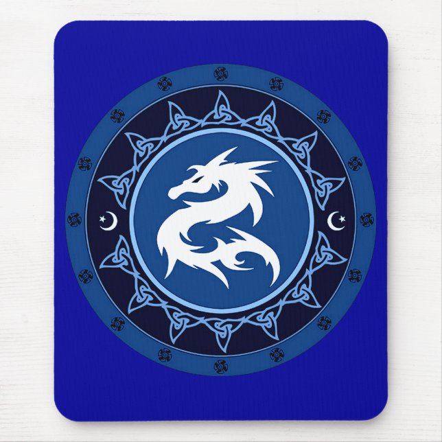 Drache-Knoten Mousepad (Vorne)
