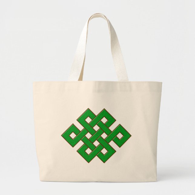 Drache-Knoten-Tasche Jumbo Stoffbeutel (Vorne)