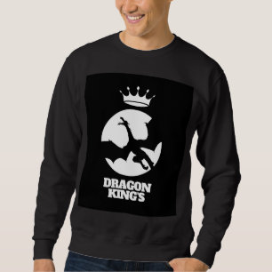 Drache Königs Krone Fantasy Drache Sweatshirt