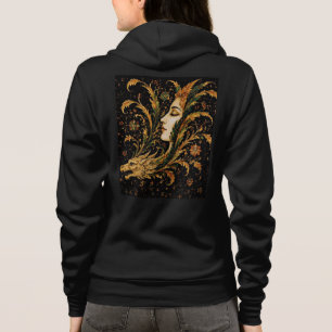 Drache Lady Damen Hoodie Persische Fantasy-Kunst