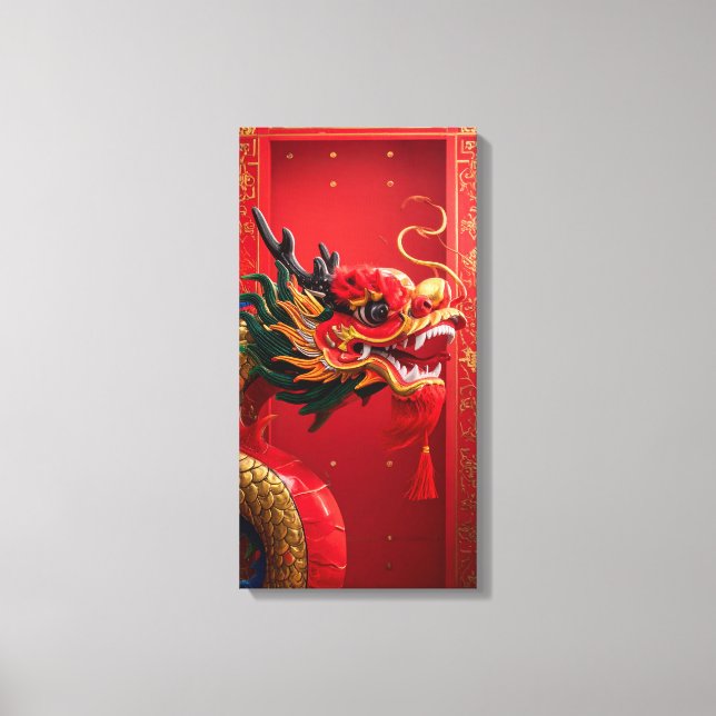 Drache Leinwanddruck (Vorderseite)