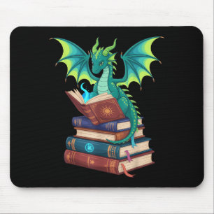 Drache Lesebücher Fantasy-Liebhaber Mythische Krea Mousepad