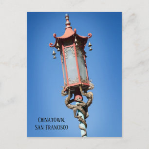 Drache Licht, Chinatown, San Francisco, CA Postkarte