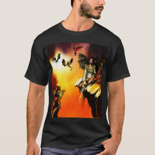 Drache-Mädchen-T-Shirt T-Shirt