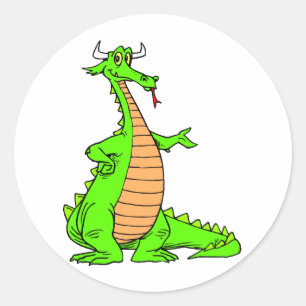 Drache-Magie 44 Runder Aufkleber