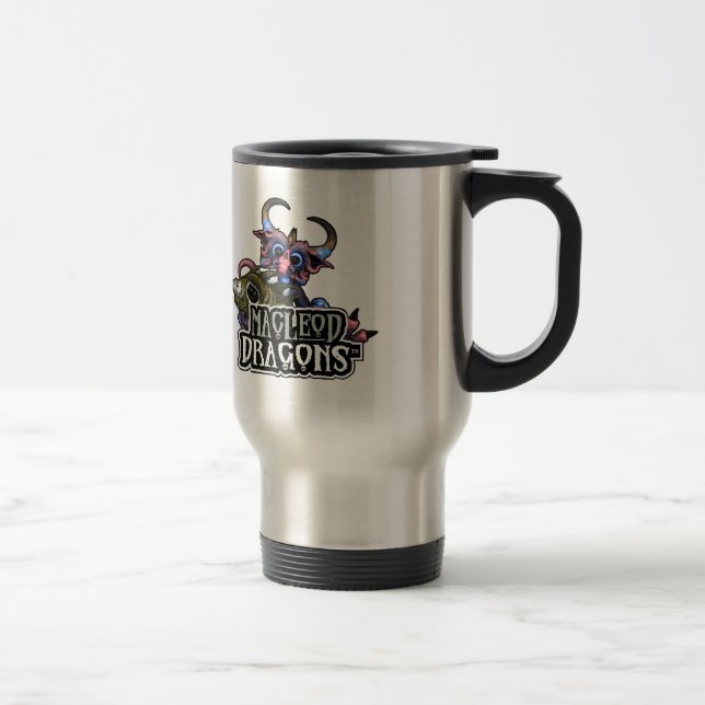 Drache MD Cuddlefish 15 Unze. Reise-Tasse Reisebecher (Rechts)