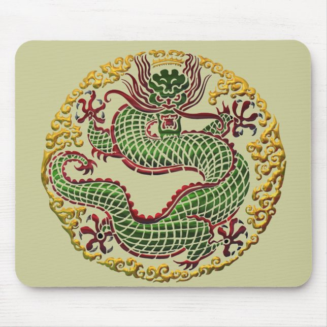 Drache-Medaille Mousepad (Vorne)