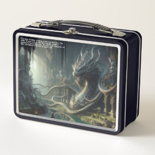 Drache Metall Brotdose