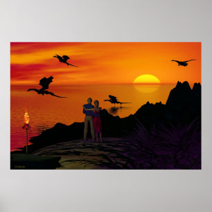 Drache-Migration Poster