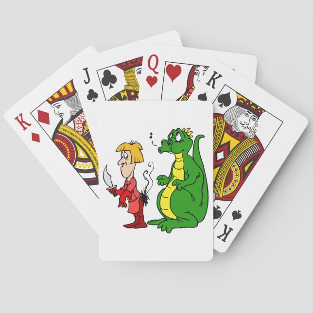 Drache mit Burnt Knight.png Spielkarten (Rückseite)