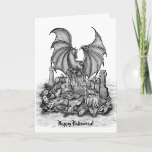 Drache mit Zombie