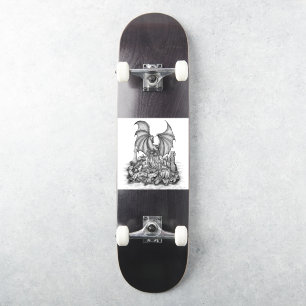 Drache mit Zombie Aufkleber