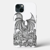 Drache mit Zombie