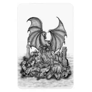 Drache mit Zombie Magnet