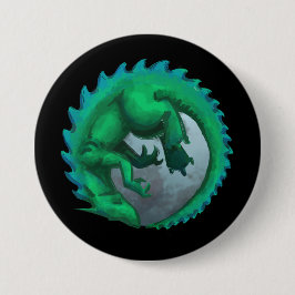 Drache Mond Knopf Button