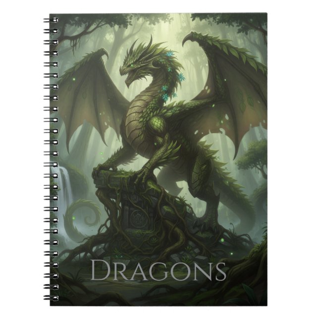 Drache Notizbuch Notizblock (Vorderseite)