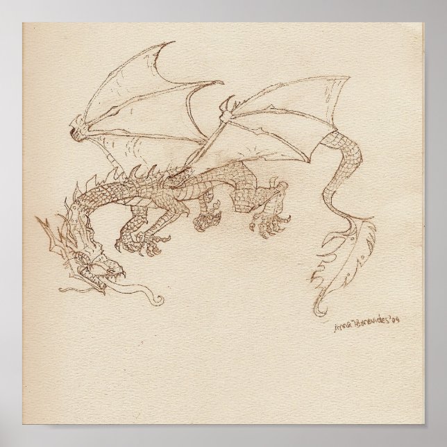 Drache Nr. 1 Poster (Vorne)