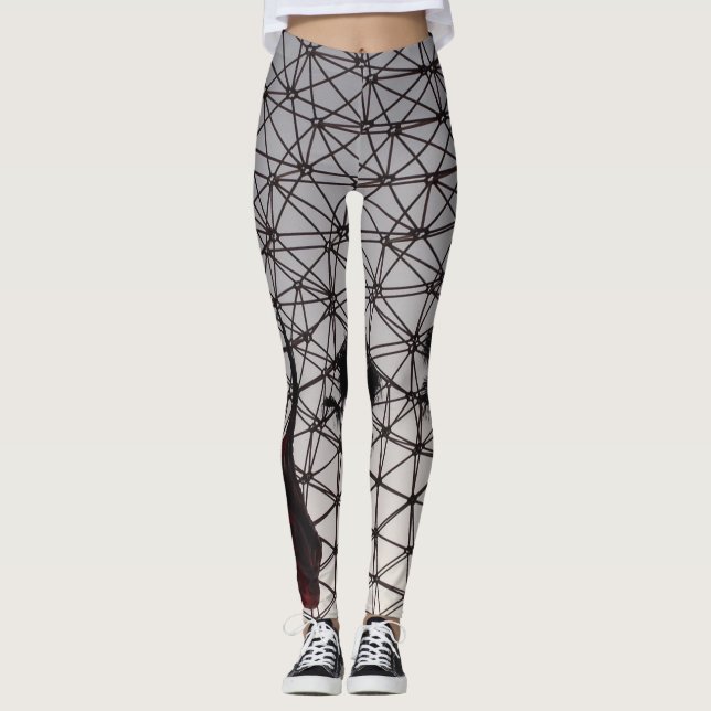 Drache-Palmen-Leggings Leggings (Vorderseite)