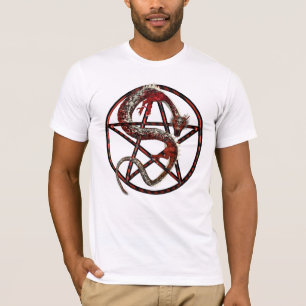 Drache-Pentagramm T-Shirt