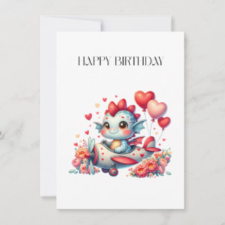 Drache Pilot Geburtstag Einladung