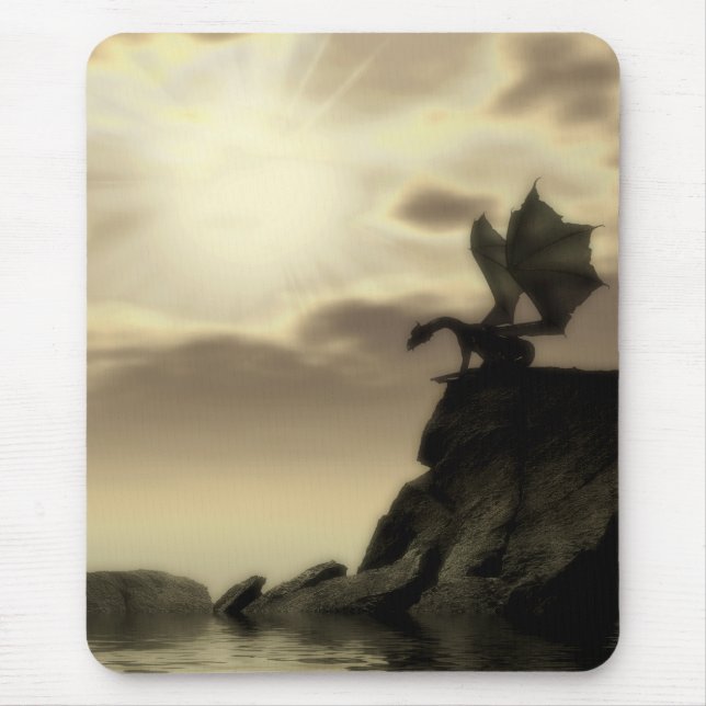 Drache-Reich Mousepad (Vorne)