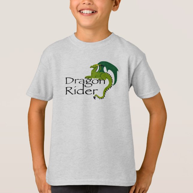 Drache-Reiter scherzt Shirt (Vorderseite)