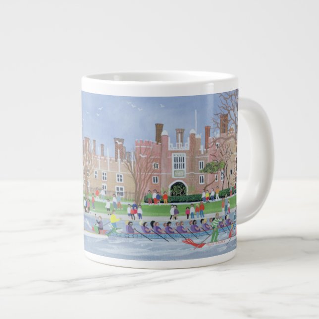 Drache-Ruderwettkampf an Hampton Court 1993 Jumbo-Tasse (Vorderseite Rechts)