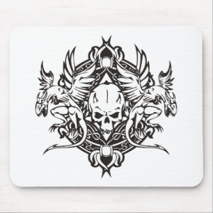 Drache-Schädel Mousepad