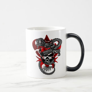 Drache-Schädel-verwandelnde Tasse