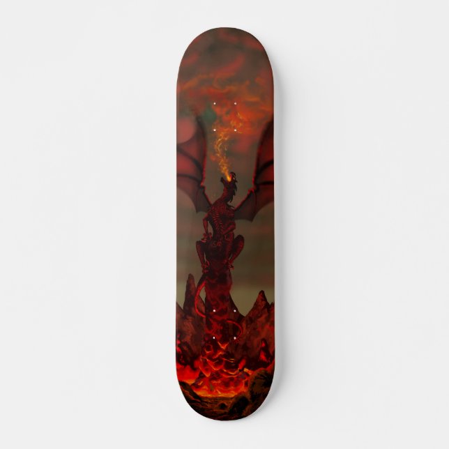 Drache-Schicksals-Skateboard Skateboard (Vorne)